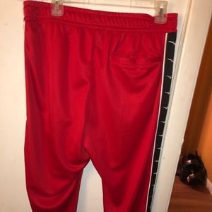 Nike Track Pants Red Medium ,  men’s